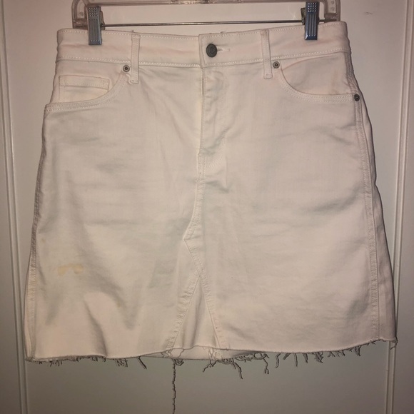Old Navy Dresses & Skirts - White Jean Skirt